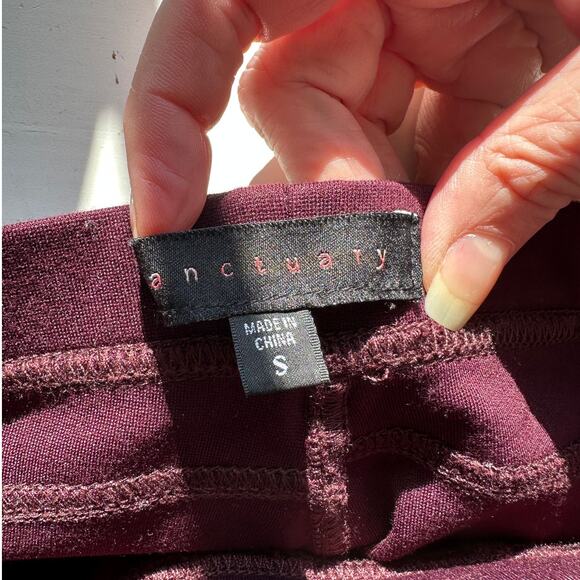 Sanctuary Eggplant Purple Pull On Jegging Legging Small - Picture 8 of 13